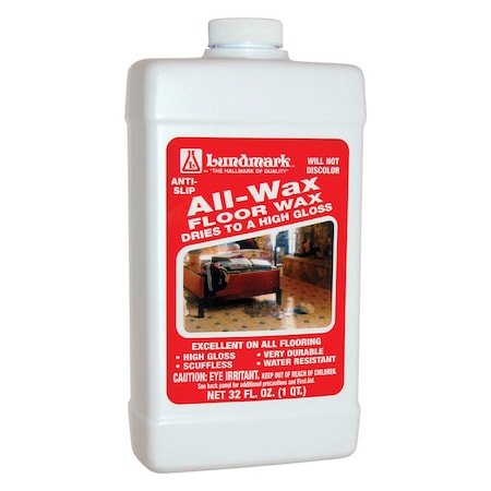 Lundmark Lundmark All Wax High Gloss Anti-Slip Floor Wax Liquid 32 oz 3201F32-6